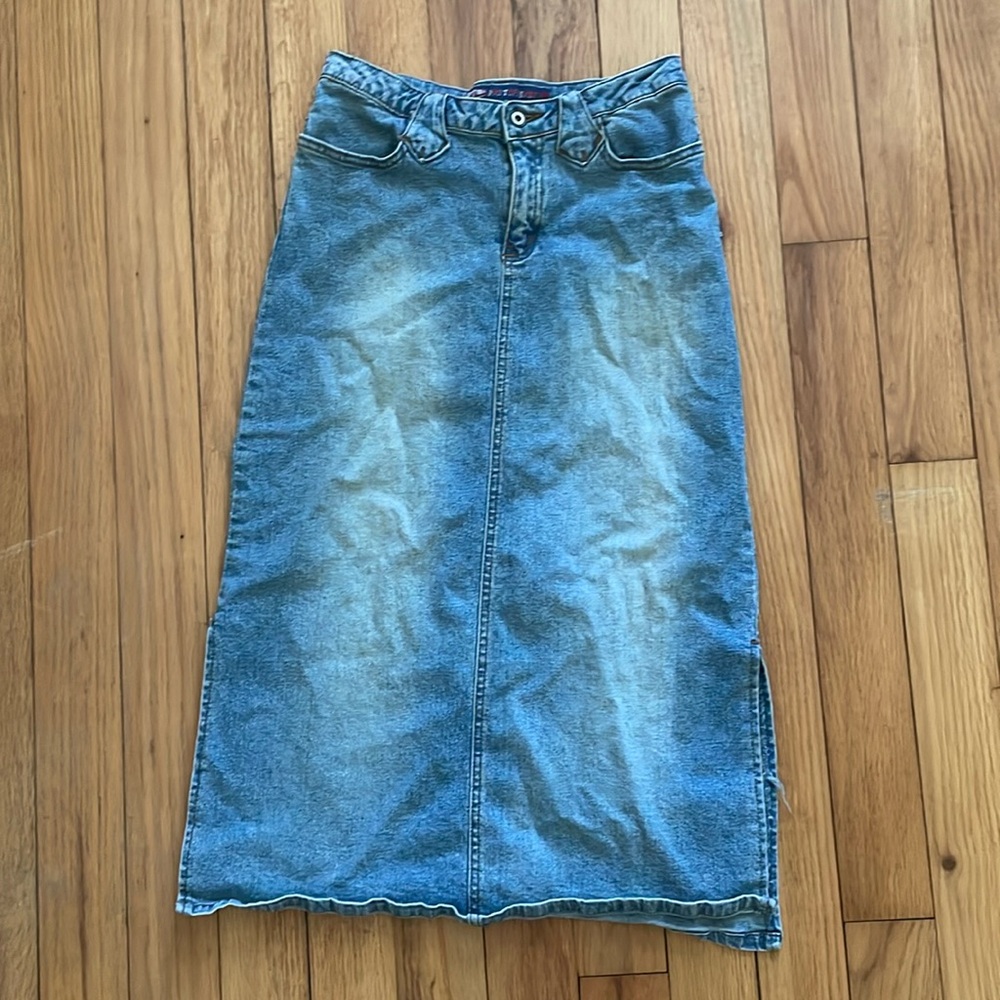 Western style Jean skirt